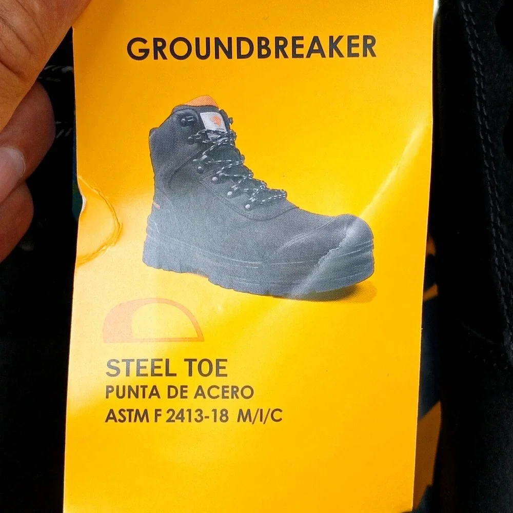 Herman Survivors groundbreaker‎ Steel Toe leather waterproof Work Boots Black 11